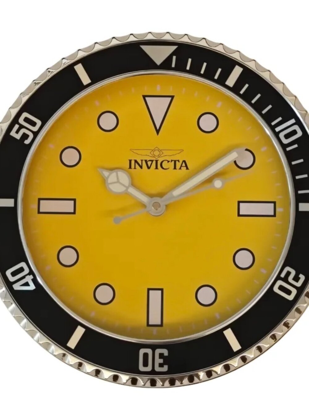 Invicta Pro Diver 12" Wall Clock, Yellow/Black (70041)